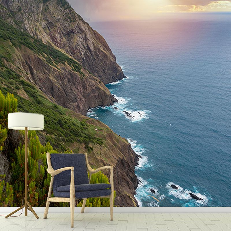 Fancy Photography Sea Wall Mural Wallpaper Dining Room Wall Art