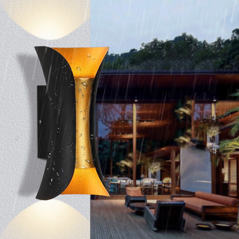 Modern Metal Wall Mount Light LED Wall Light with Aluminum Shade for Living Room