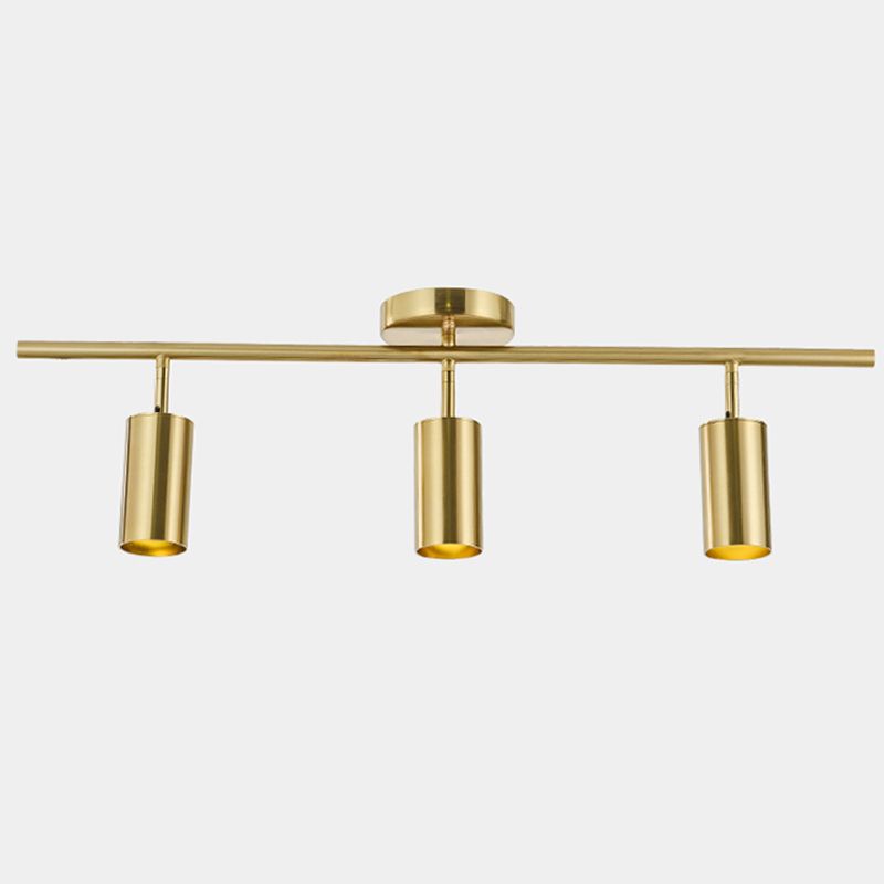 Golden Track Iluminación Moderna Ropa De Lujo Tienda De Ropa De Lujo Comercial Sala De Fondo De Fondo De Pared De Fondo Montado En El Hogar