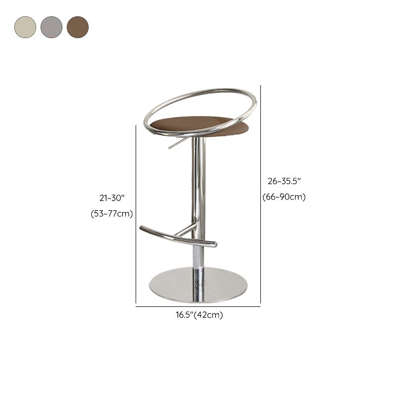Adjustable Bar Stool Modern Swivel Counter Stool for Bristol