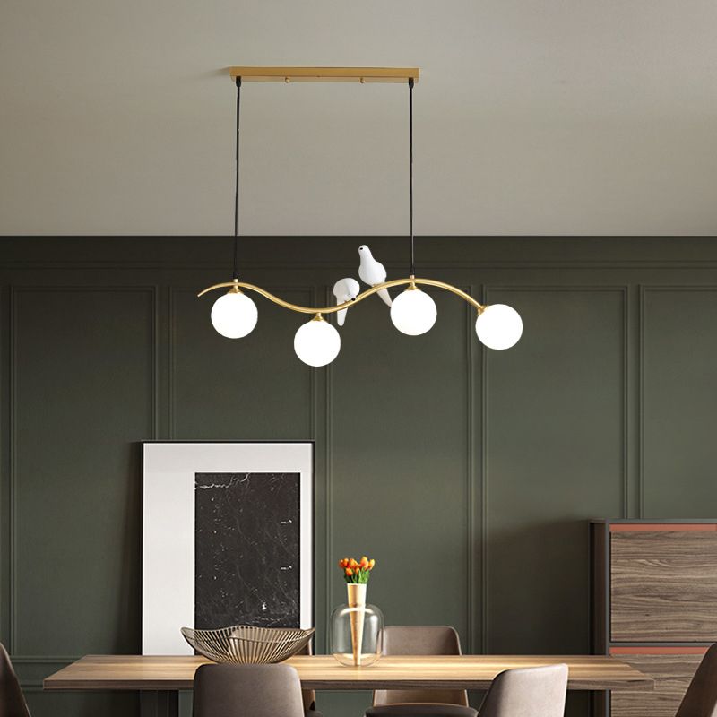 Glass Global Island Affermazione Light Minimalist Style Over Island Lighting for Pranzo Room