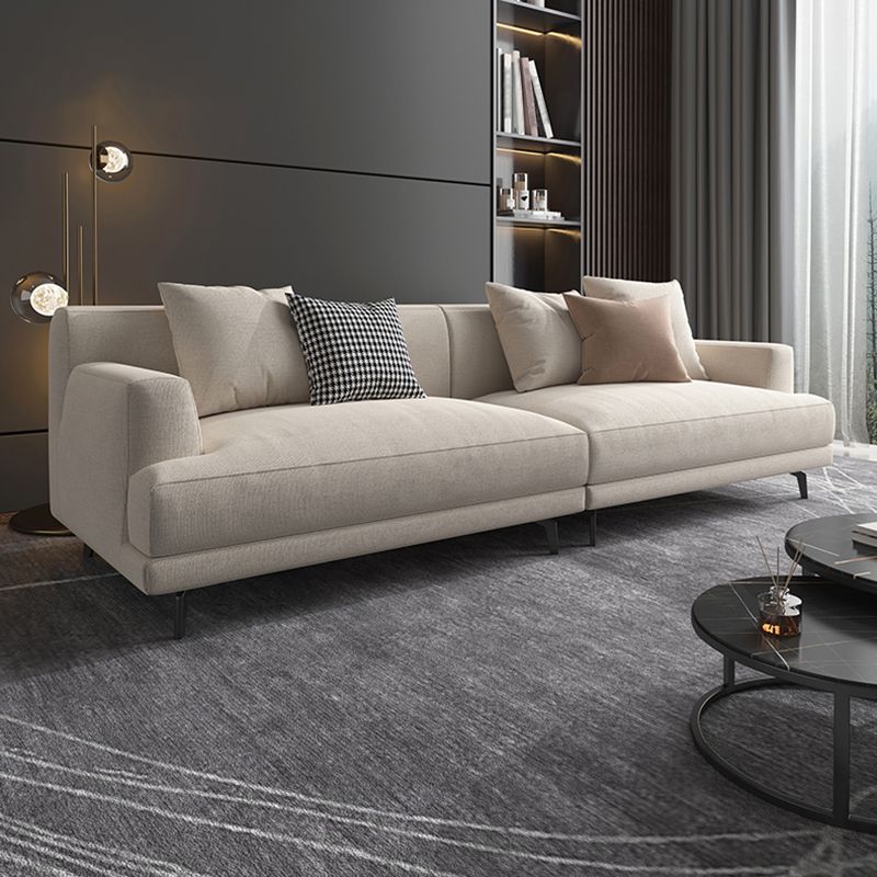 Stain Resistant Stationary Living Room Recessed Arm Standard Seating