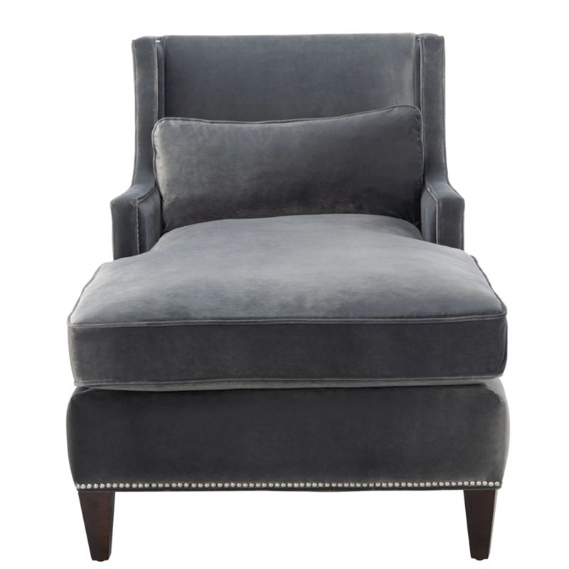Modern Style Lounge Chair Solid Color Lounge Couch for Bedroom and Living Room