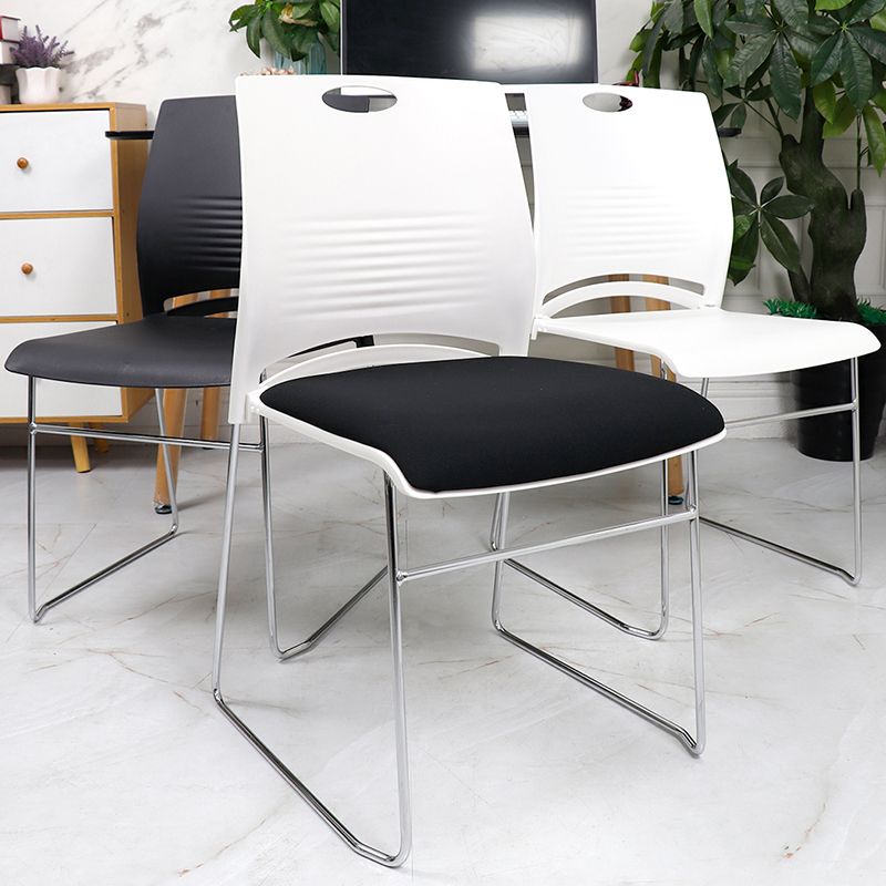 Contemporary Office Chair Metal Conference Chair without Arm