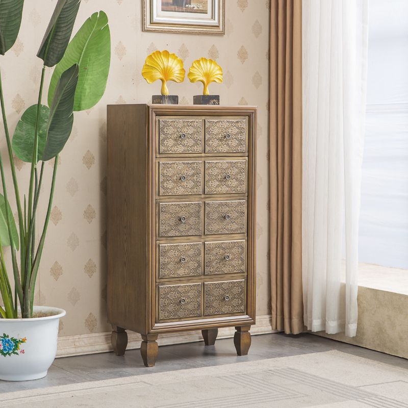 Traditional Storage Chest Solid Wood Storage Chest Dresser with 3/5/4 Drawers