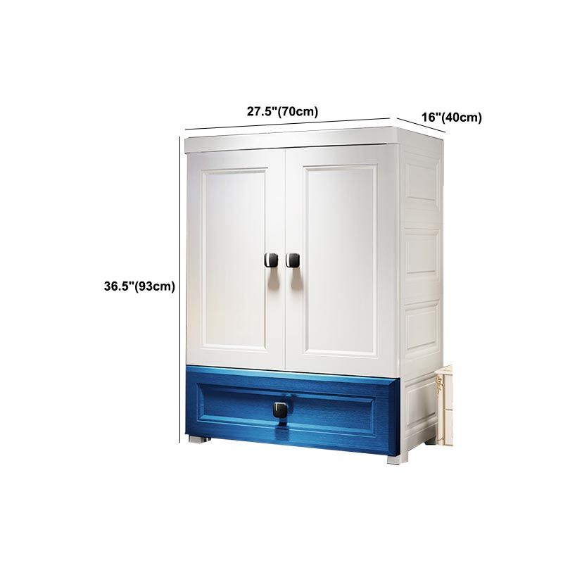 Plastic Wardrobe Armoire Contemporary Hinged Wardrobe Cabinet