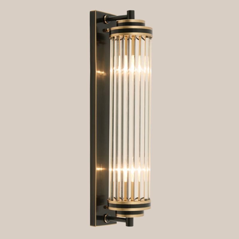 Cylinder Shape Metal Wall Light Modern Style Wall Light Sconce for Living Room