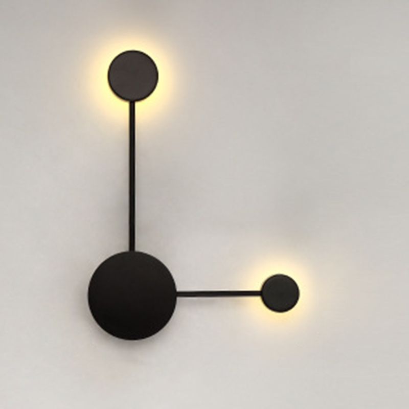 Kreisförmige Wandmontaglampe moderne Einfachheit Acrylwandhalterung für Wohnzimmer