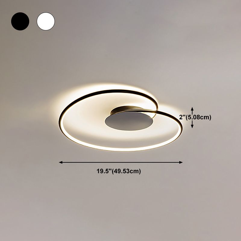 Metal Ceiling Mount Light Fixture Nordic Style LED Flush Mount Ceiling Light