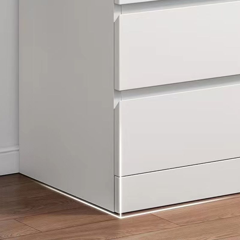 Contemporary Storage Chest Manufactured Wood Dresser with 3/4/5/6 Drawers