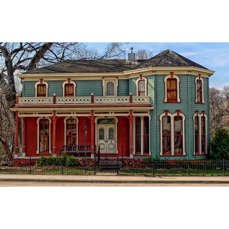 Town Scenery Mildew Resistant Wallpaper Photography Sleeping Room Wall Mural