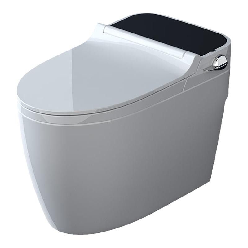 Modern Elong Toilet Bowl Siphon Jet Toilet with Seat for Bathroom