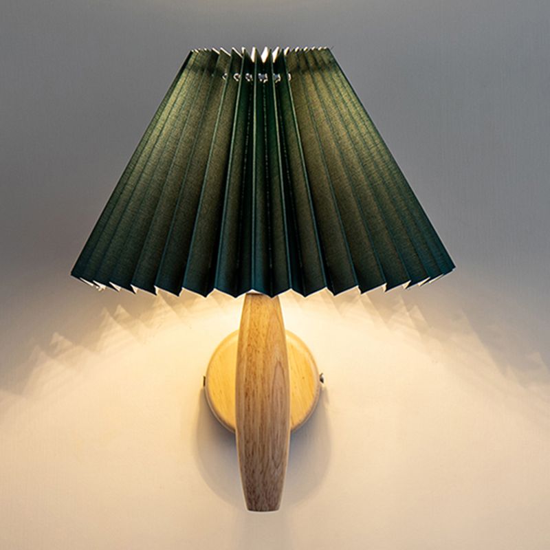 Stile moderno a parete in legno Pronzo leggero conico a filo a filo a filo con la parete con una parete a filo