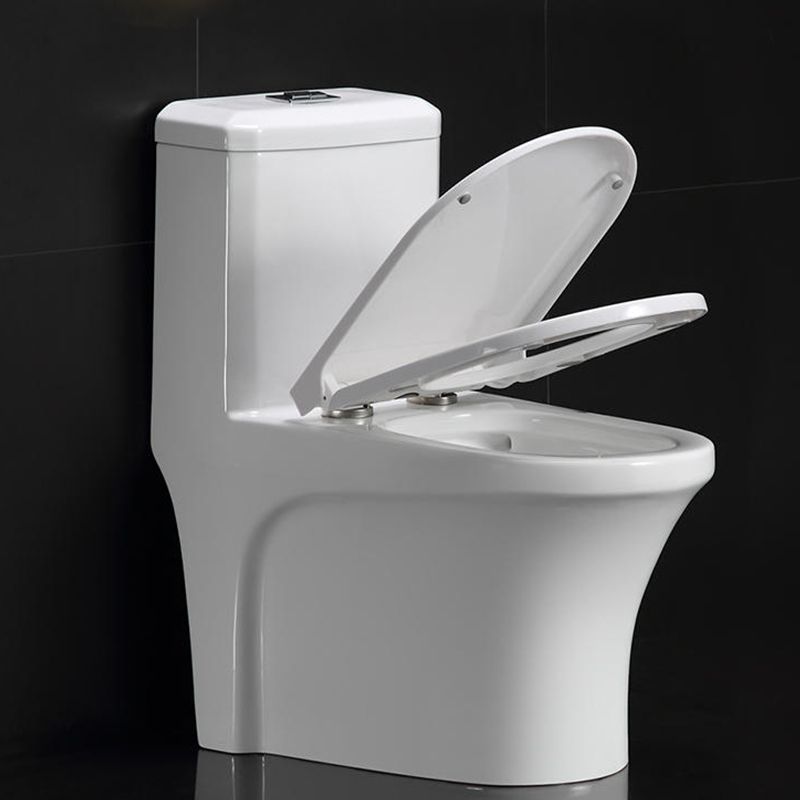Modern Seat Included Flush Toilet 1-Piece Urine Toilet for Bathroom