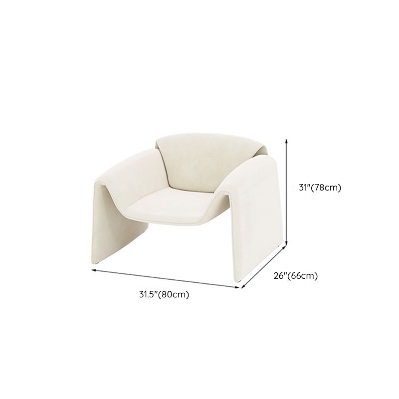 Scandinavian Seating White Cushions Rolled Arm Living Room Settee