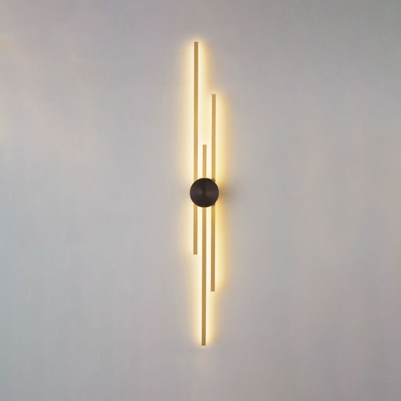 Multi Lights Metal Flush Mount Wall Sconce Modern Sconce Light Fixture for Living Room