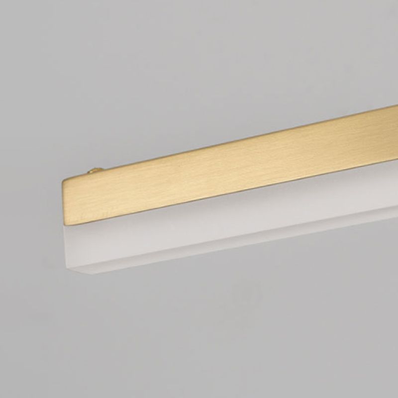 Contemporary Minimalism Style LED Copper Inductive Vanity Wall Lighting Light for Bathroom