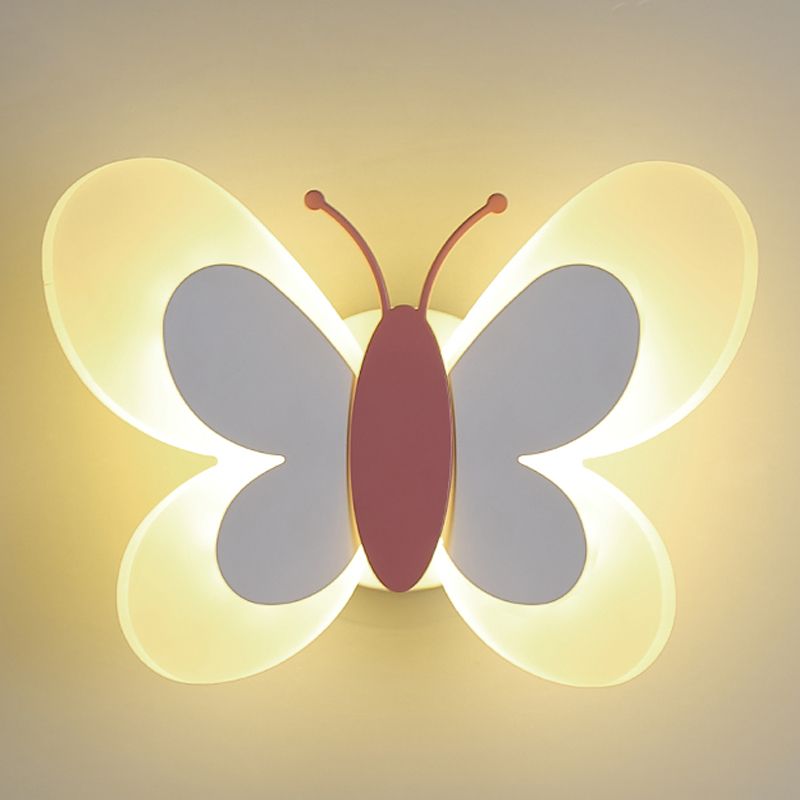 Occompa unica sfumatura in metallo sconce kid in stile 1 luce montata a parete