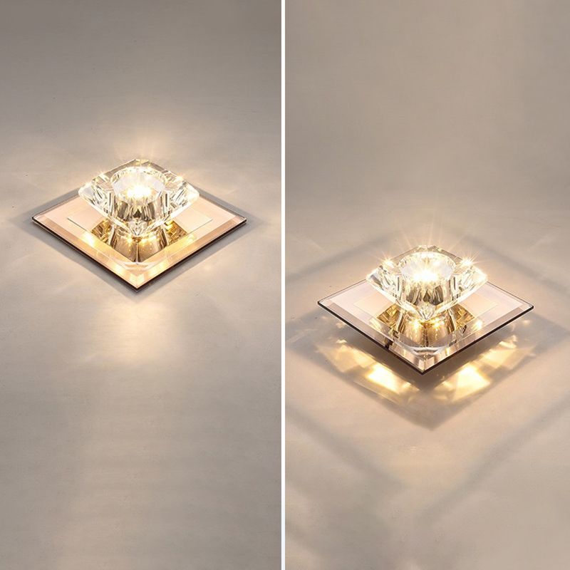 Geometric Flush Mount Light Close to Ceiling Lighting Fixture Modern Flush Mount Ceiling Light