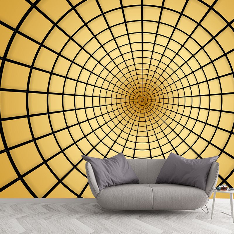 Geometric Circle Mural Decal Wall Art for Home Decor, Moisture Resistant