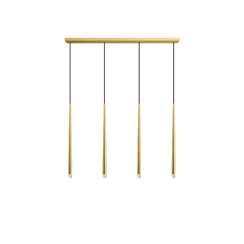 Linearer Kronleuchterleuchter Lichter moderne Anhängerbeleuchtung für die Kücheninsel