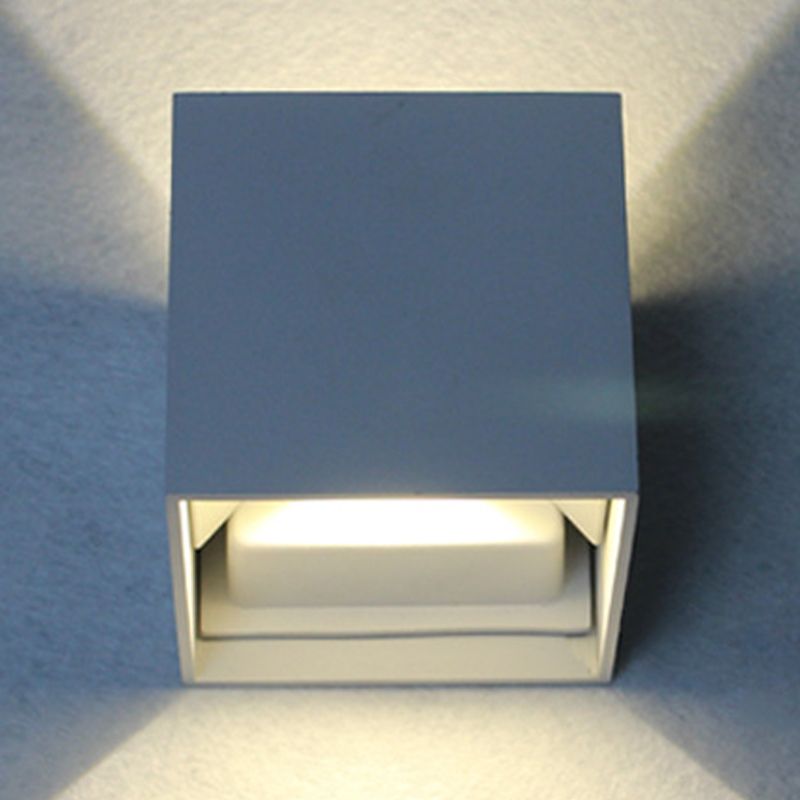 Metal Square Wall Light Sconce Simplicity Wall Mounted Lamp for Bedroom