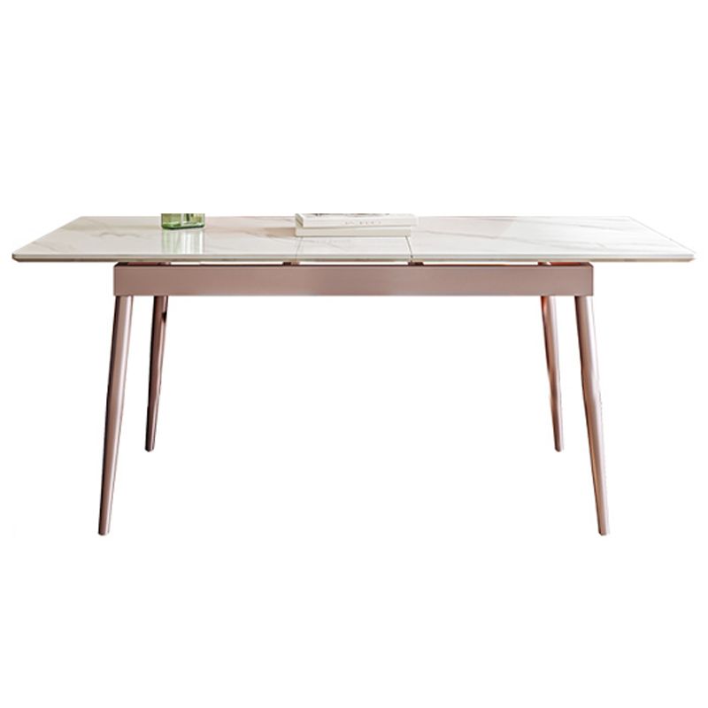 Simplicity Sintered Stone Kitchen Table Home Extendable Dining Desk