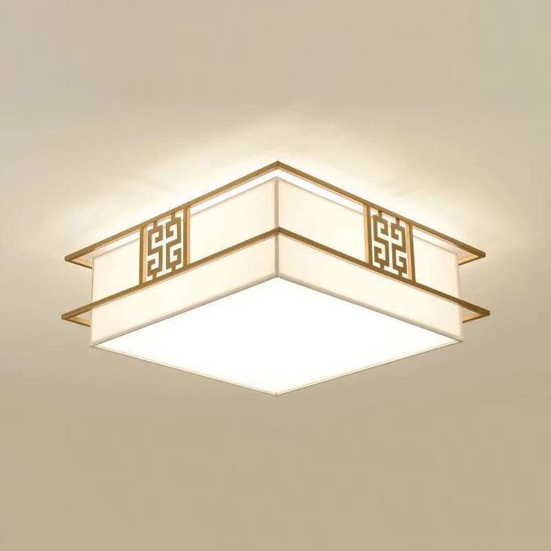 Modern Ceiling Mount Light Fixture Fabrics Multiple-Light Ceiling Light Fixture