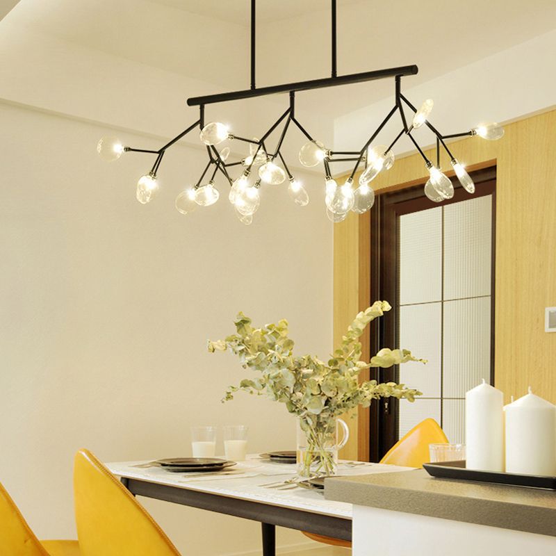 Nordic Modern Style Firefly Island Light Indoor Firefly Hanging Lamp for Dining Room