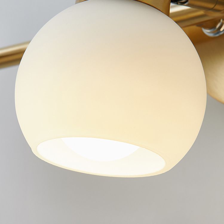 Luci da parete in vetro sfera Luci da parete Modern Wall Sconce Lighting per bagno