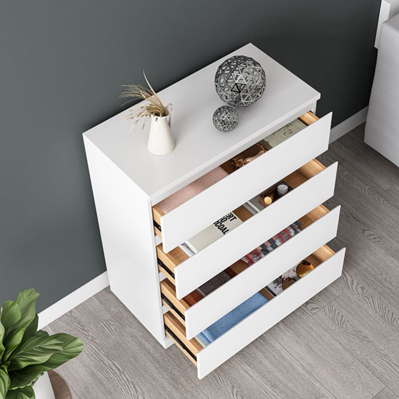 Contemporary Chest Wood Vertical Chest with Drawers for Home/Office
