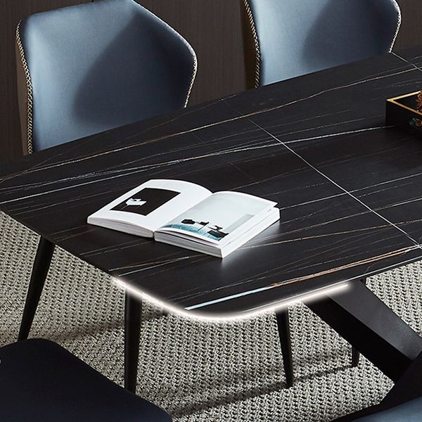 Modern 1/2/5/7 Pieces Dining Set Sintered Stone Dining Table Set