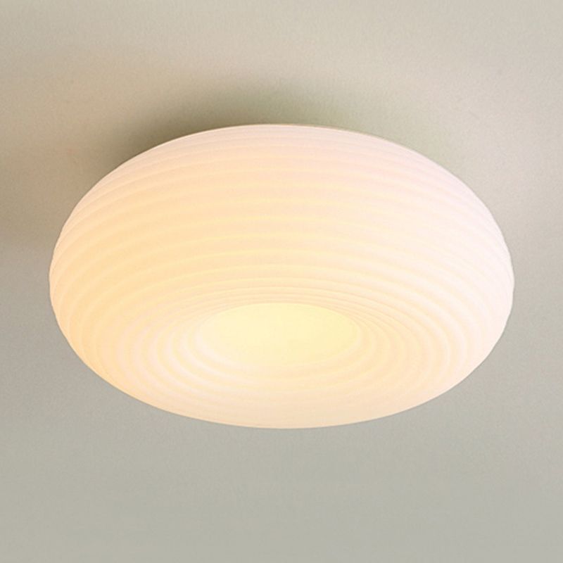 White Flush Mount Lighting Modernism LED Ceiling Light for Hallway
