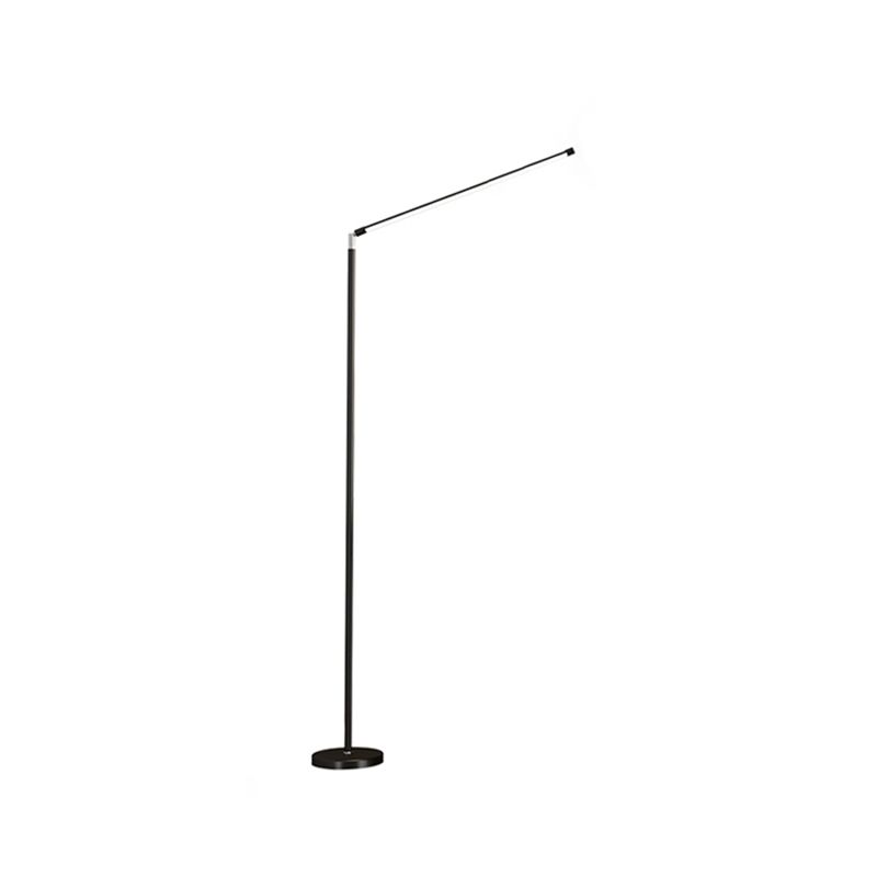 Modern Strip Shape Floor Light LED Floor Standing Light with Acrylic Shade for Bedroom