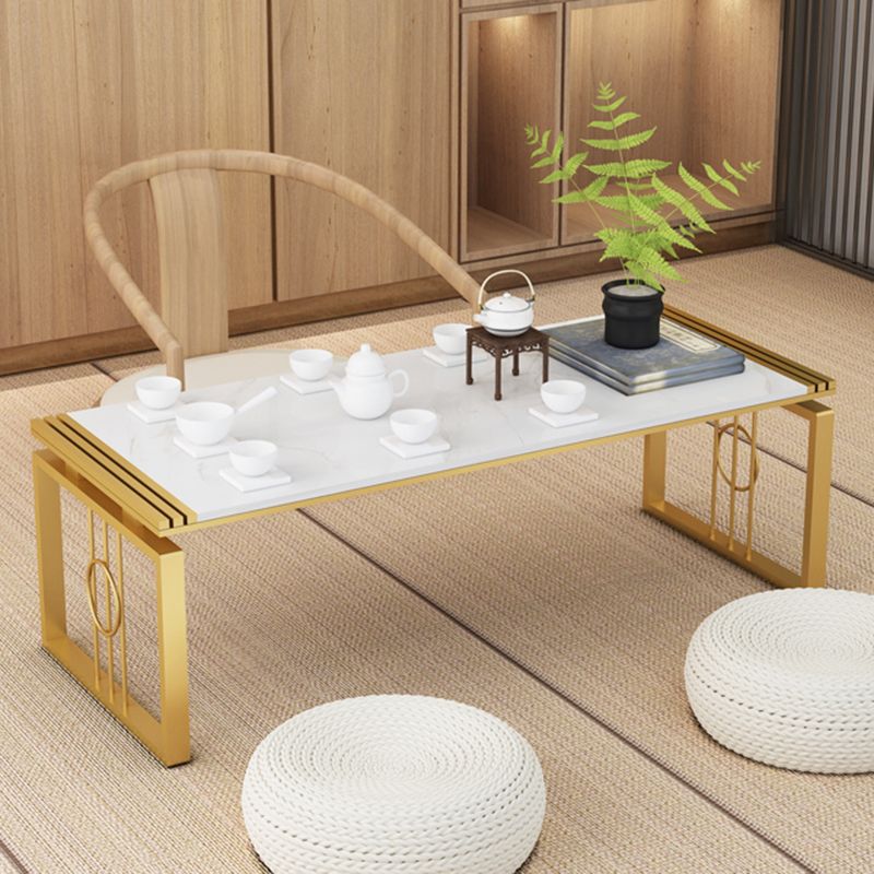 11.81" Tall Sled 1 Single Coffee Table Rectangular Cocktail Table