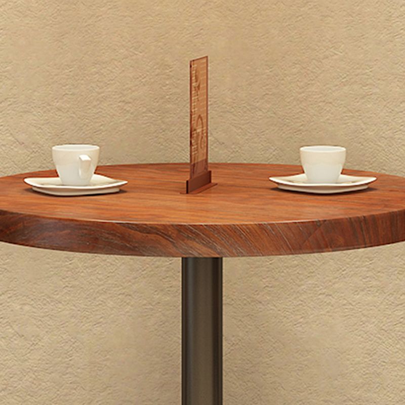 Modern Solid Wood Dining Table Round Pedestal Base Dining Table for Home Use