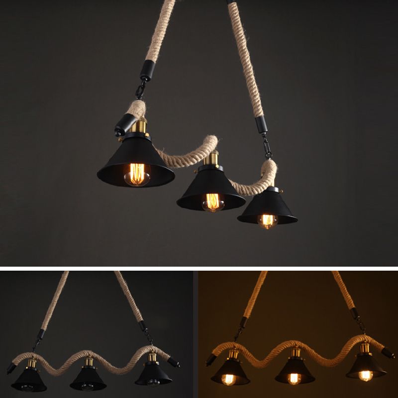 Industrial Style Island Light Simple Pendant Lighting Fixture for Dining Room