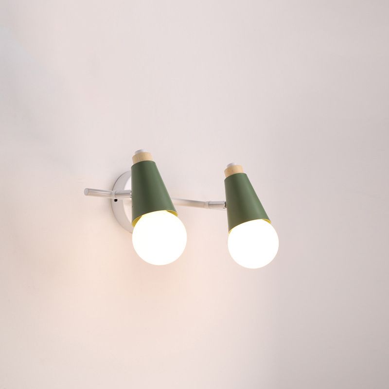 Multi Lights Geometric Wall Lights Modern Style Metal Wall Lighting Fixtures
