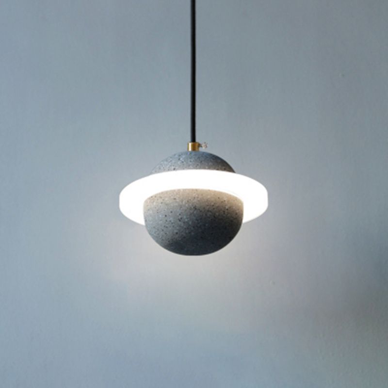 Planet Shape Chandelier Light Nordic Modern Style LED Hanging Light Fixture For Living Room