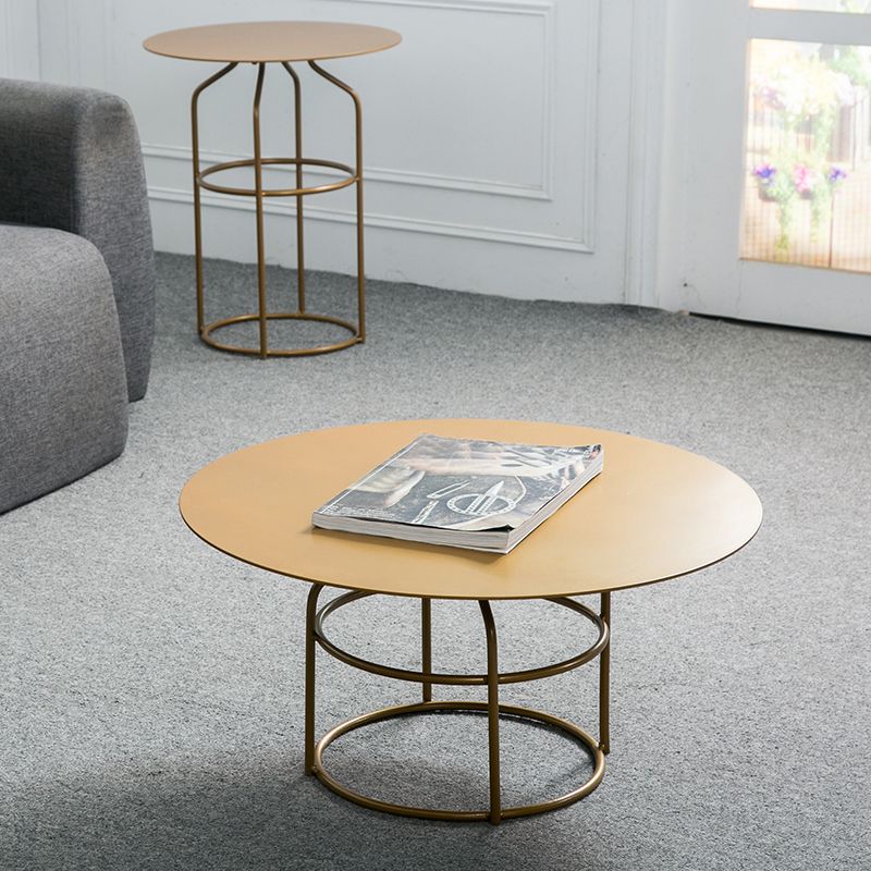 Frame 1 Coffee Table Contemporary Metal Round Cocktail Table