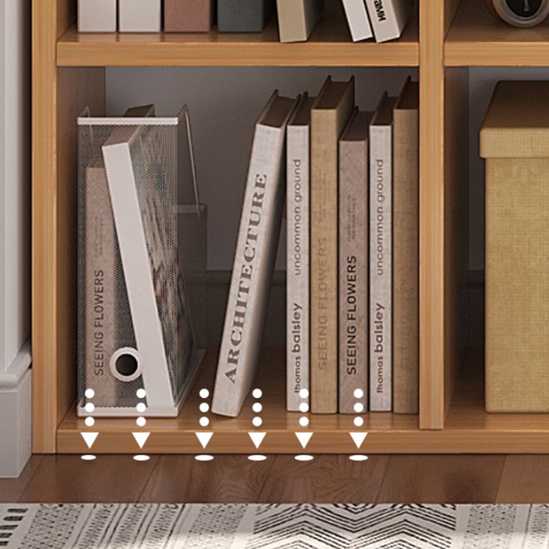 Modern Standard  Bookcase Engineered Wood Open Back Bookshelf