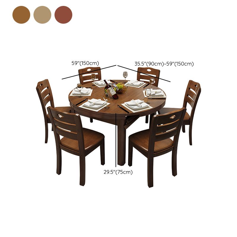 Drop-Leaf Dining Table Contemporary 4 Legs Dining Room Table