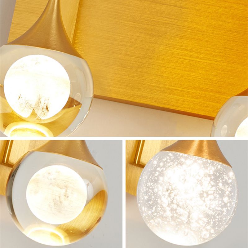 Moderne creatieve stijl Globe Wall Schonce Crystal 1 Light Sconces