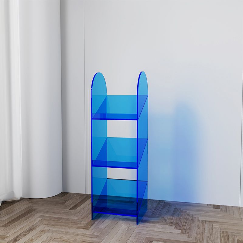 11" Wide Contemporary Bookshelf Open Back Shelves Included Bookcase