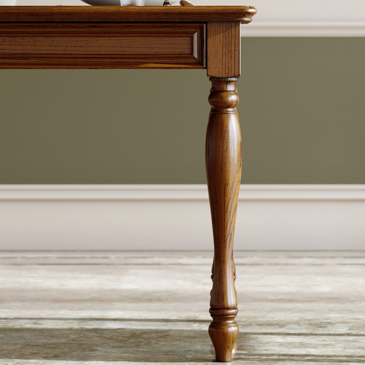 Traditional Solid Wood Dining Set Standard Height with Rectangle Top Dining¬†Room¬†Set