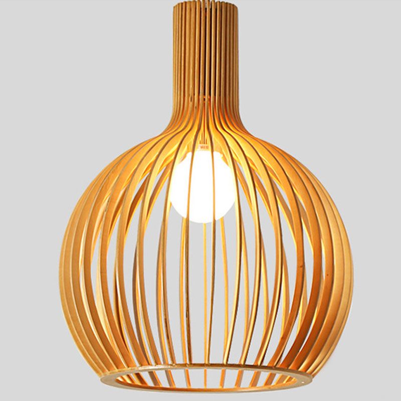 Chinesische Kuppel Anhänger Beleuchtungskörper Rattan Hanges Licht mit hängenden Schnur für das Restaurant