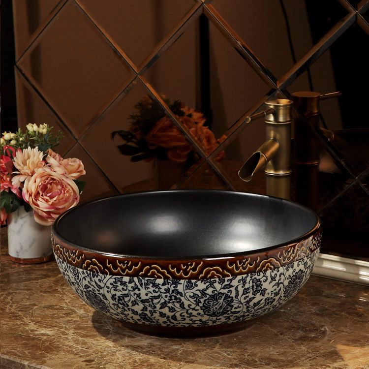 Porcelain Trough Bathroom Sink Traditional Trough Bathroom Sink