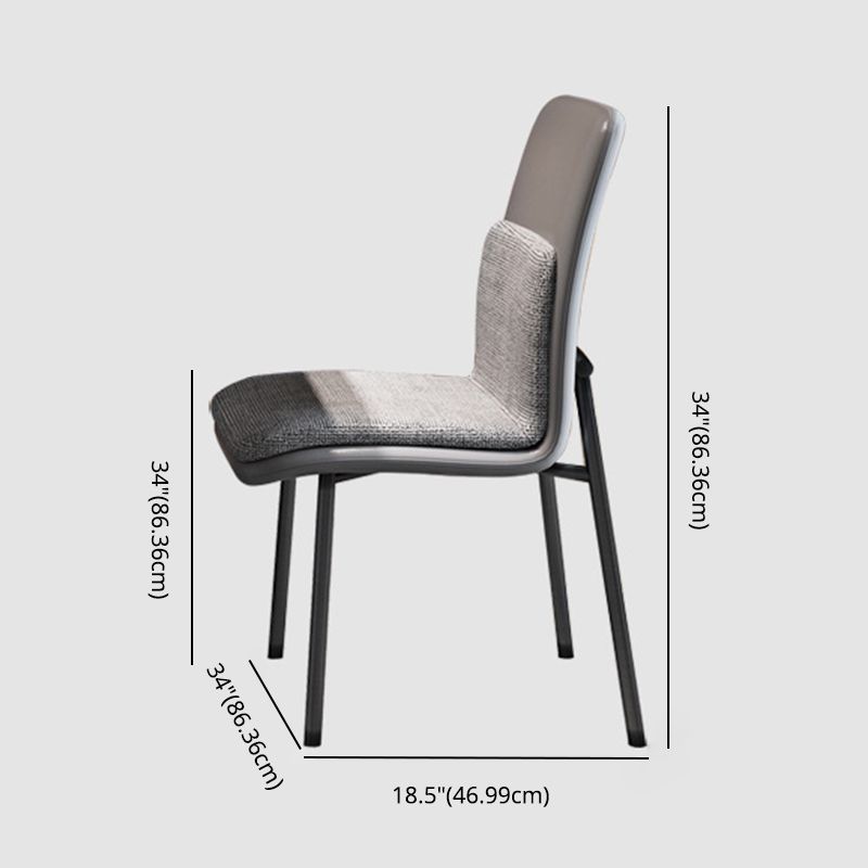 Modern de mesa de piedra sinterizada de 5/7 con mesa de comedor de mesa rectangular con sillas de cuero de tela