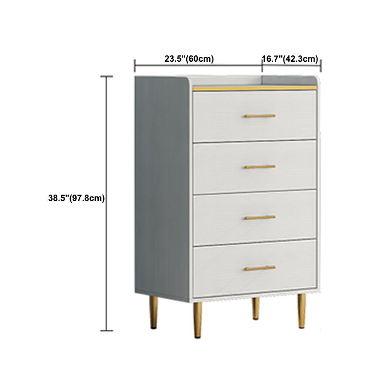 16.5-inch W Storage Chest Modern Storage Chest Dresser with 4/5/6 Drawers