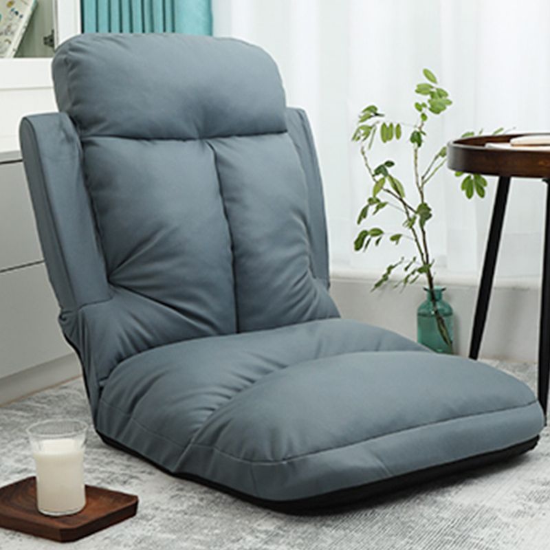 Faux Leather/Linen Chair 20.8 "L x 21.6"W x 25.9"H Convertible Chair